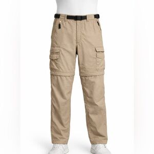 BC Clothing Convertible Zip-Off Cargo Hiking Utility Pants